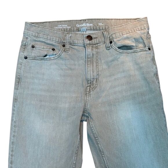 Goodfellow & Co. Mens Kakhi Tan Slim Denim Jeans Size 32W x 32L - Picture 3 of 5